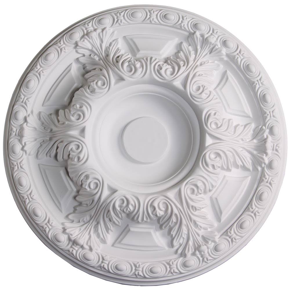 White Acanthus Leaf Ceiling Medallion H128244