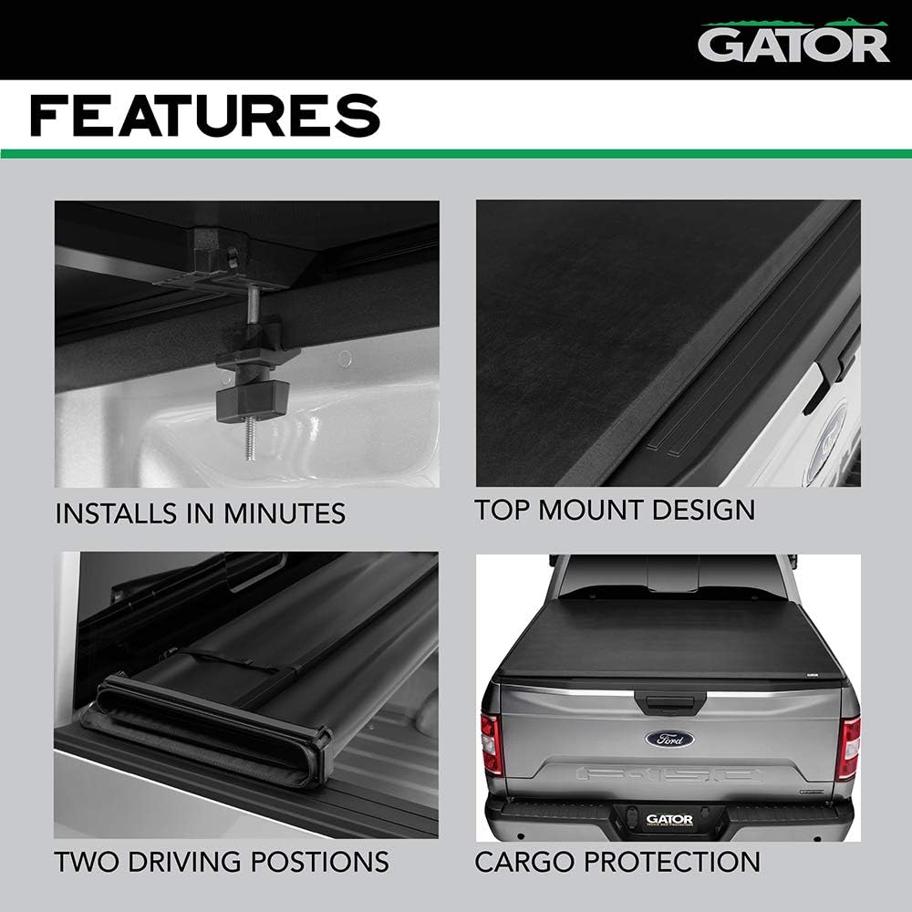 Soft Tri-Fold Truck Bed Tonneau Cover B4122