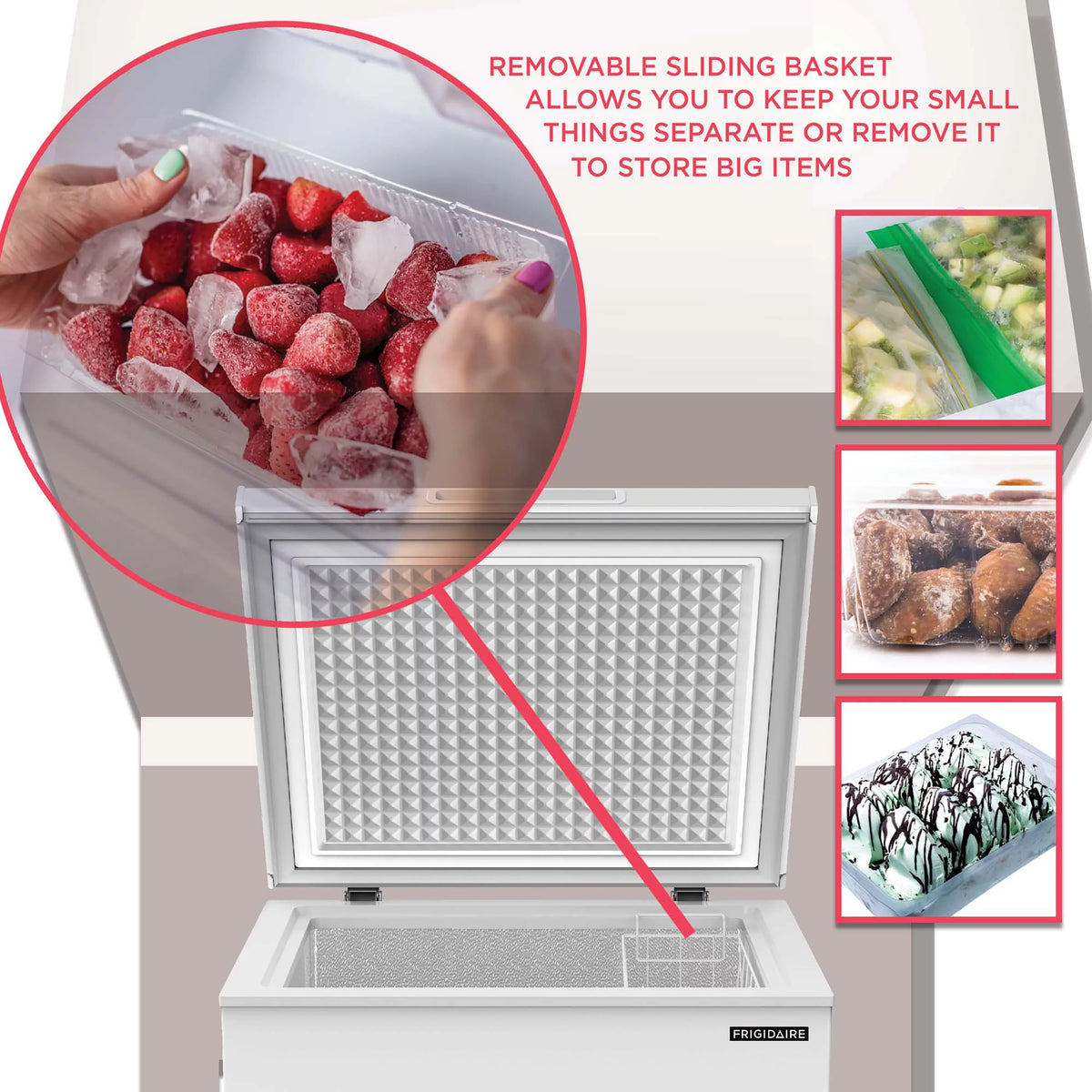 5.0 Cu. ft. White Chest Freezer T2289