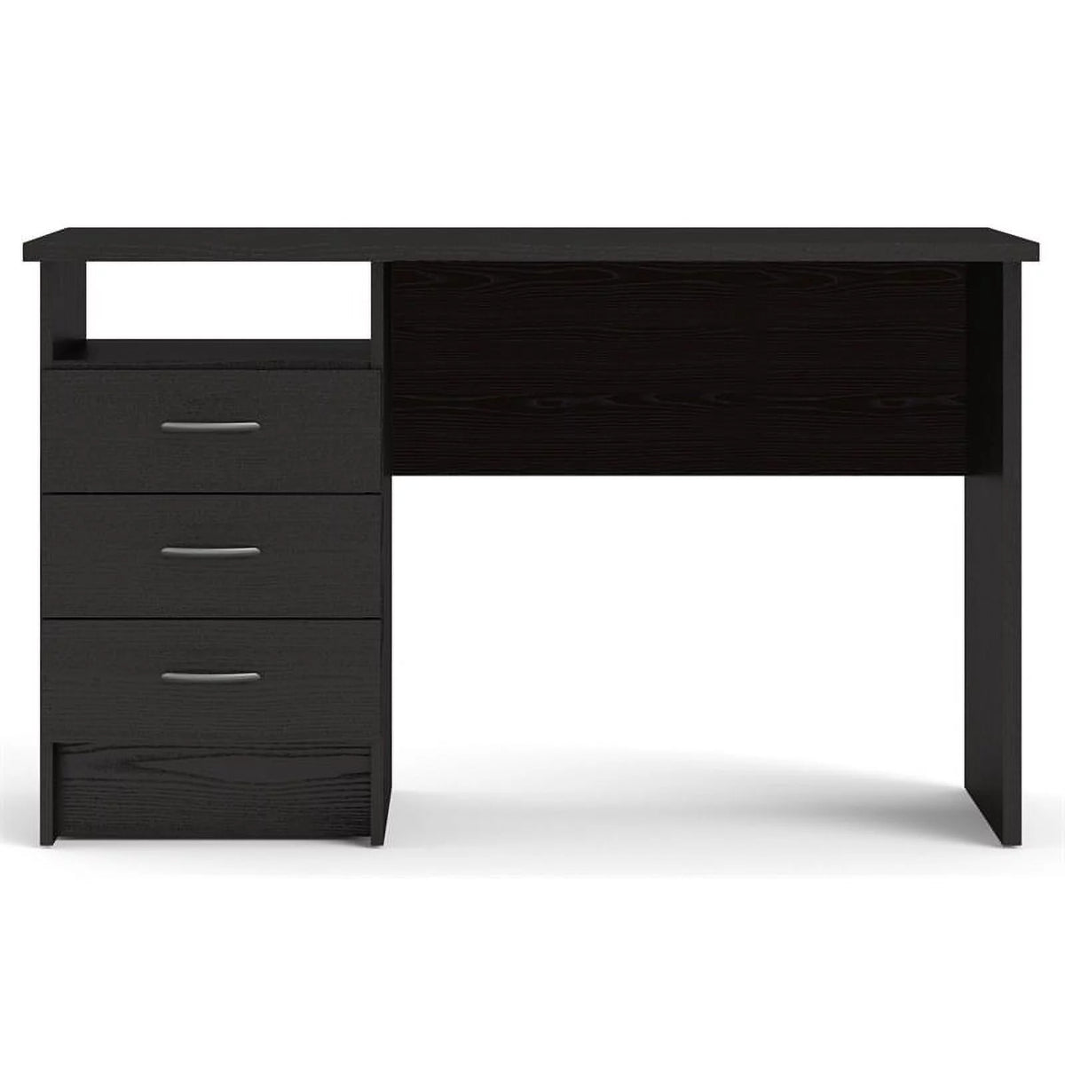 Black 3 Drawer Engineered Wood Desk Y924