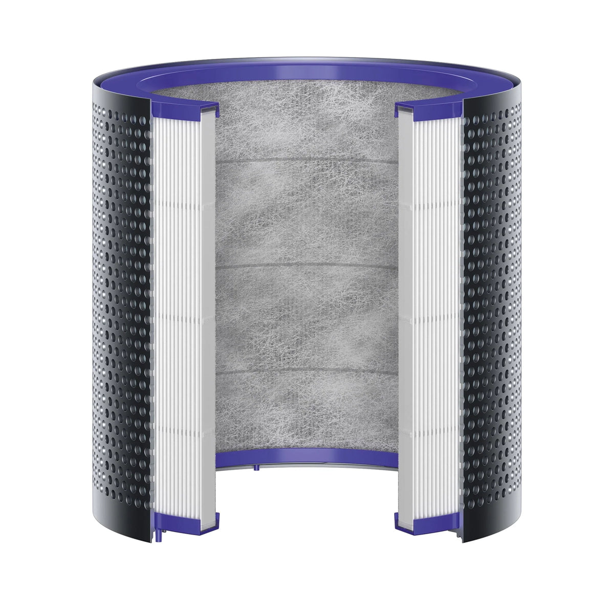 White Silver Tower Air Purifier Fan C405810