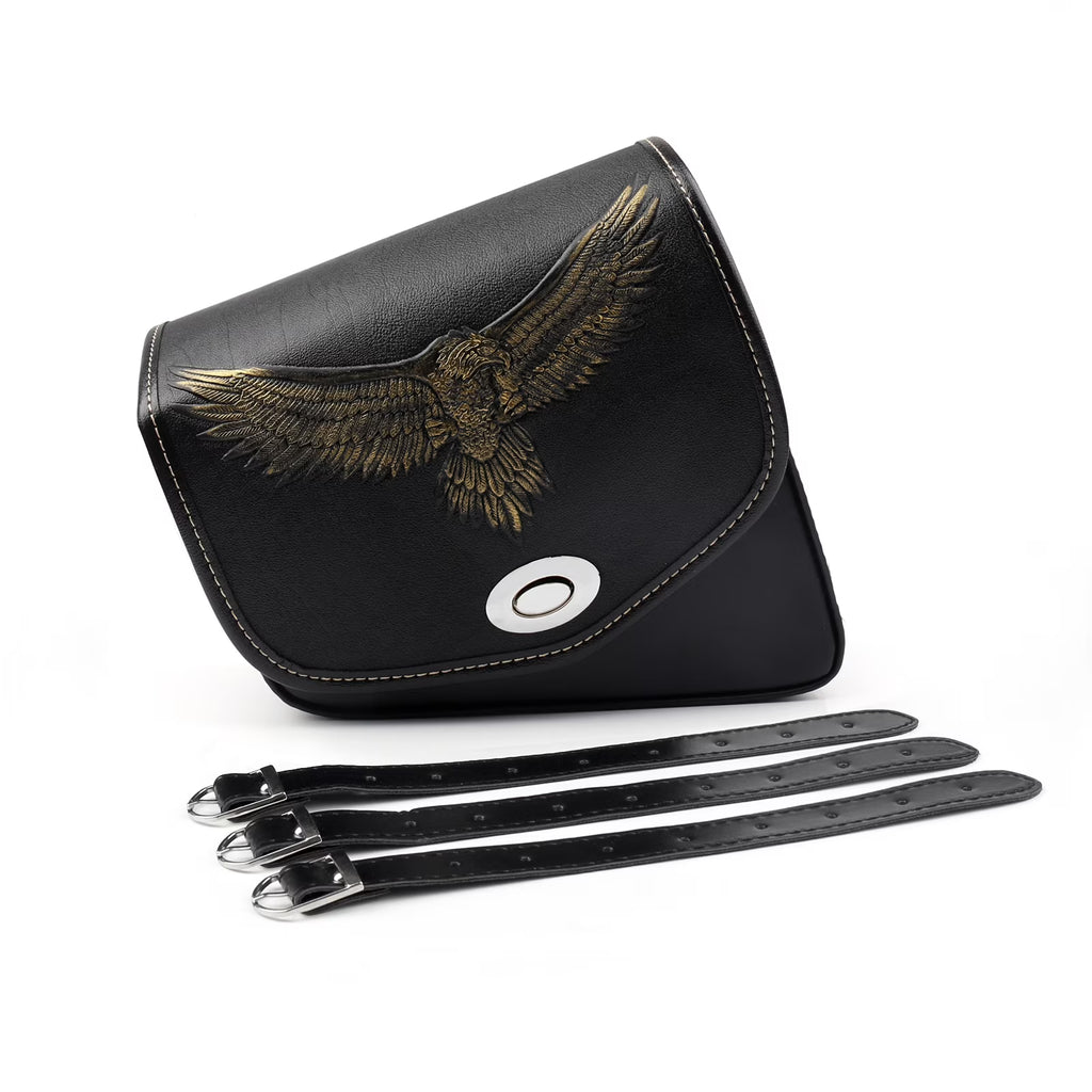 Leather Left Side Saddlebag For Sportster XL 883 XL 1200 J141684