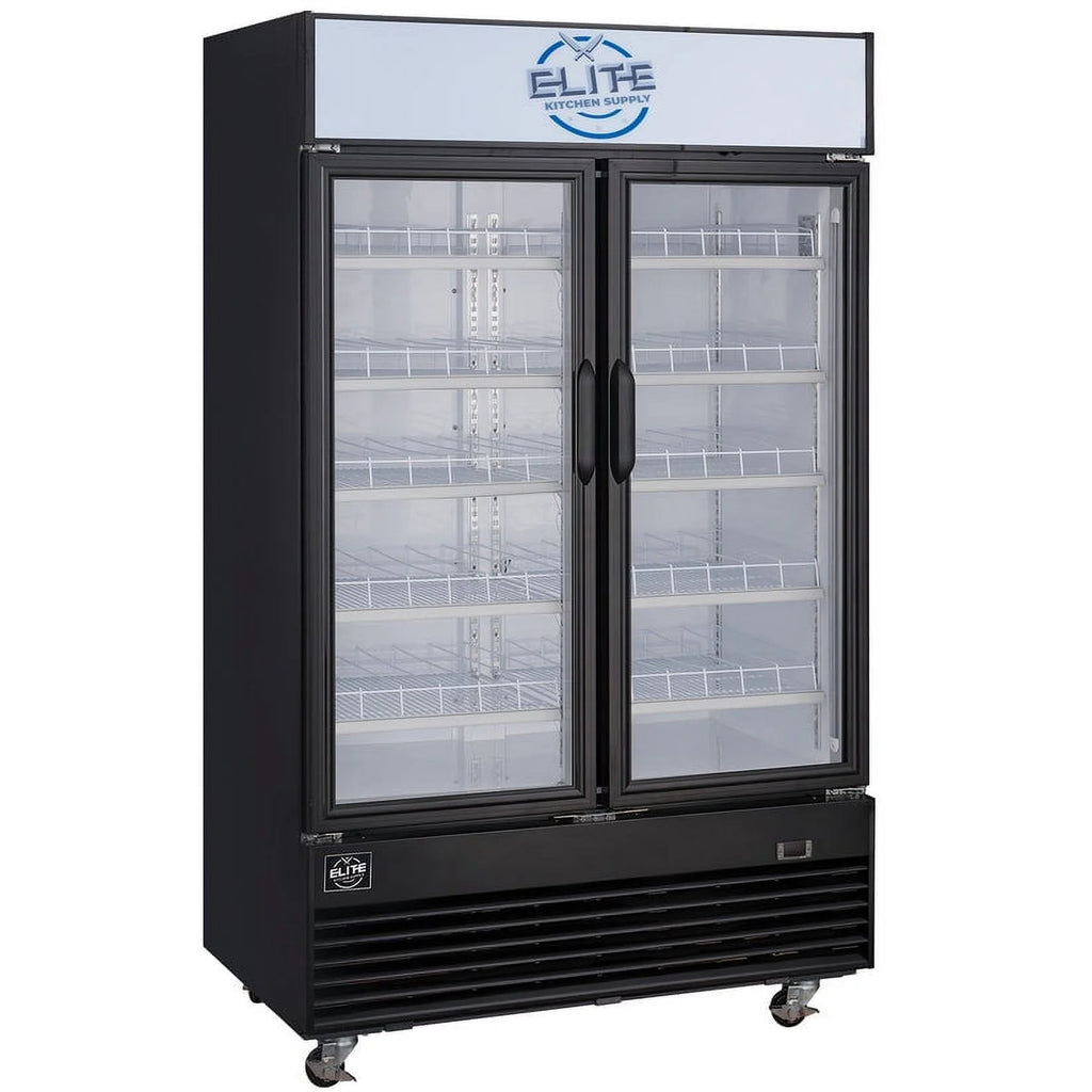 47 in. Two Glass Door Upright Merchandiser Refrigerator 34.4 Cu. Ft. J9122