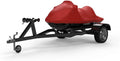 RED Trailerable Jet Ski Cover with Trailer Straps and Storage Bag H579766