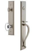 Satin Nickel Knob P155