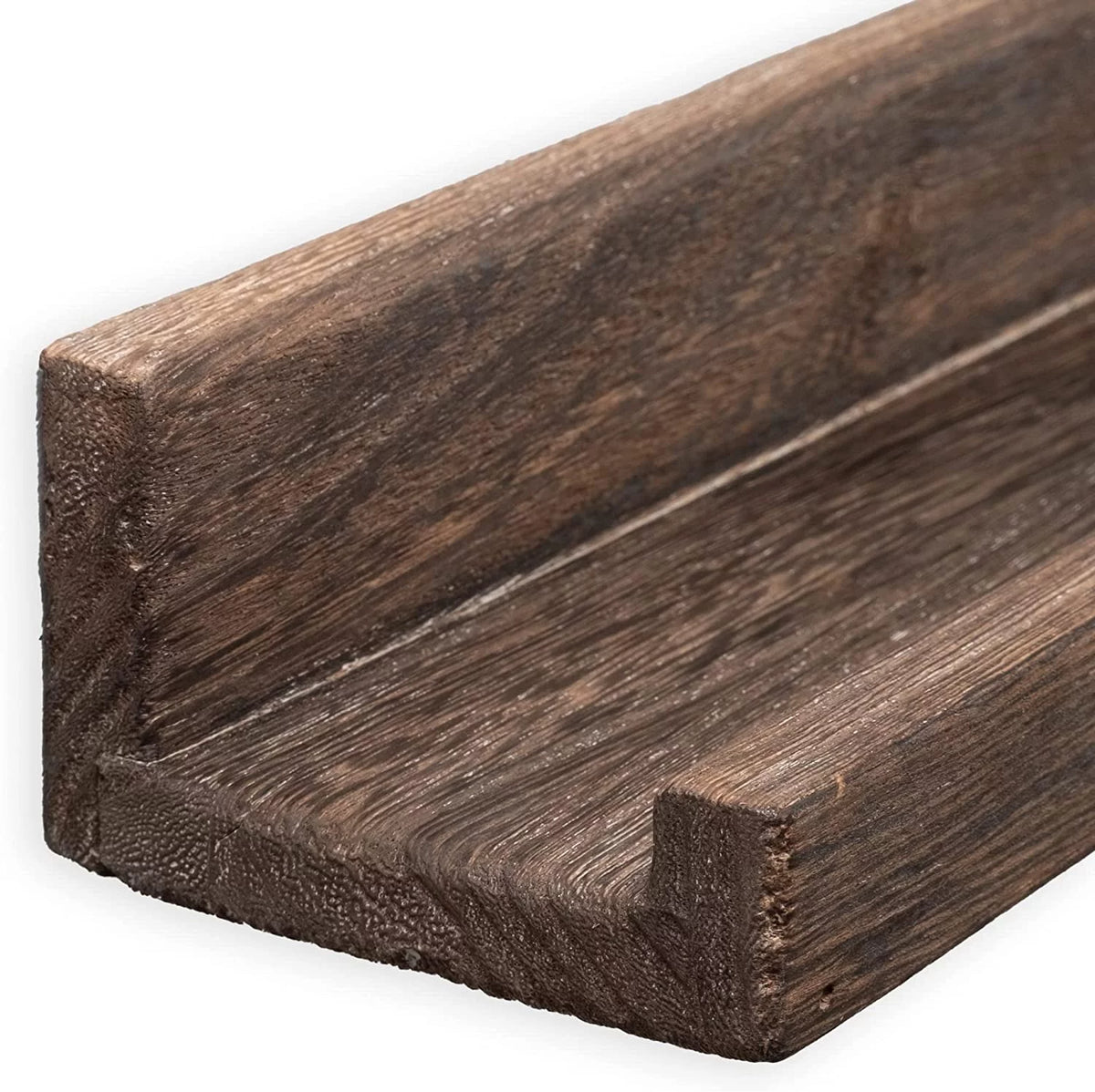 72" Narrow Wooden Floating Shelf Set of 2 Y290153