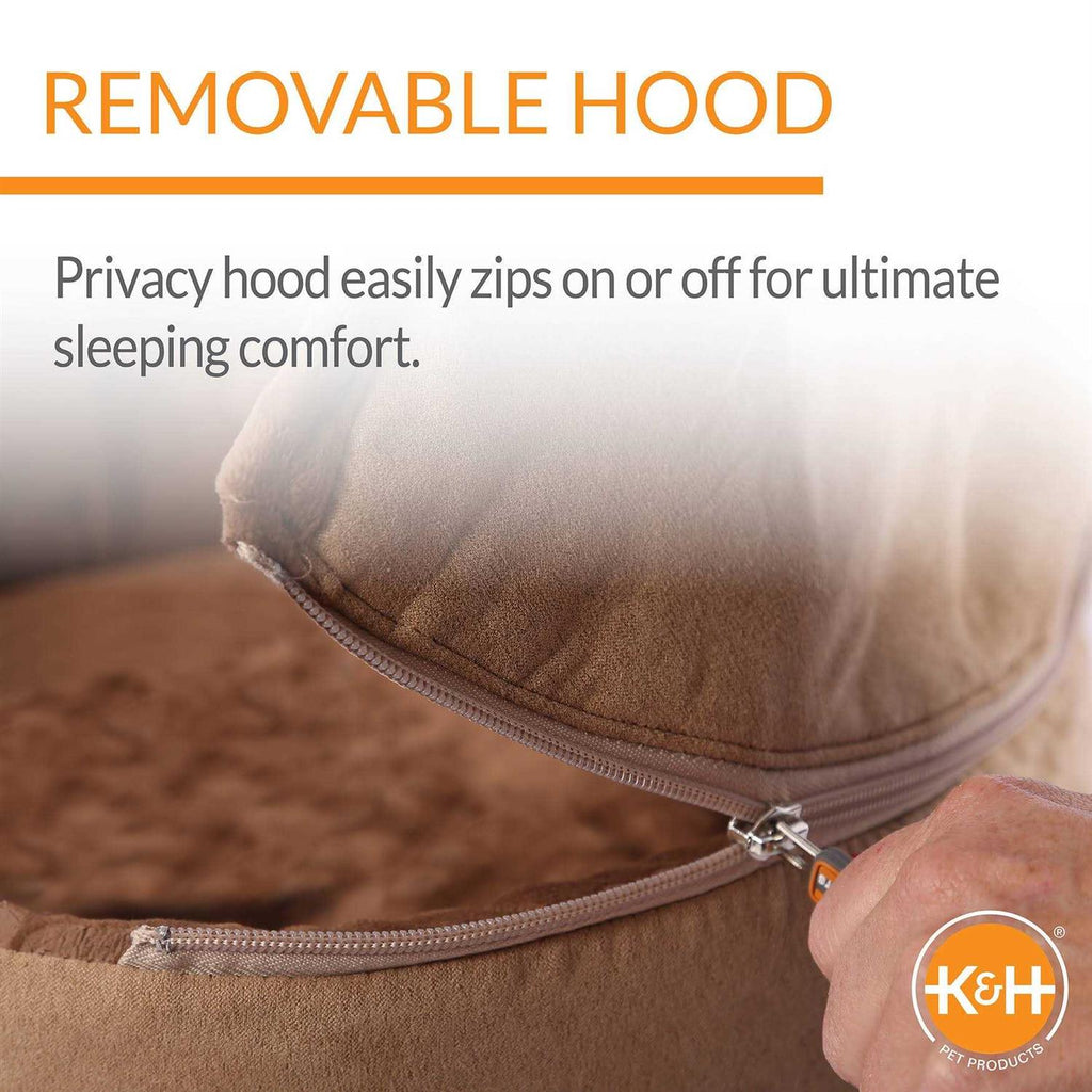 Self-Warming Hooded Kitty Bed O9212