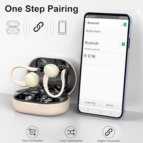 Wireless Bluetooth 5.4 Earbuds with ENC Noise Cancelling Mic, IP7 Waterproof X592