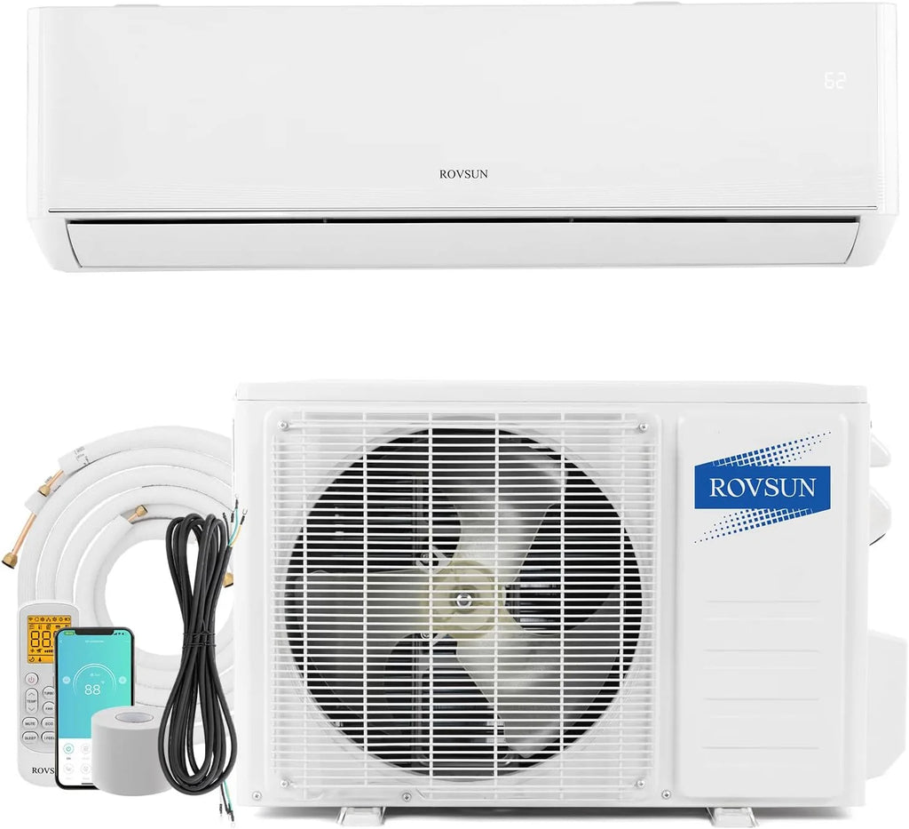 18000 BTU Wifi Enabled Mini Split AC/Heating System with Inverter L576760