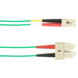 Green 7-M SC-LC Multimode Fiber Optic Patch Cable R61112