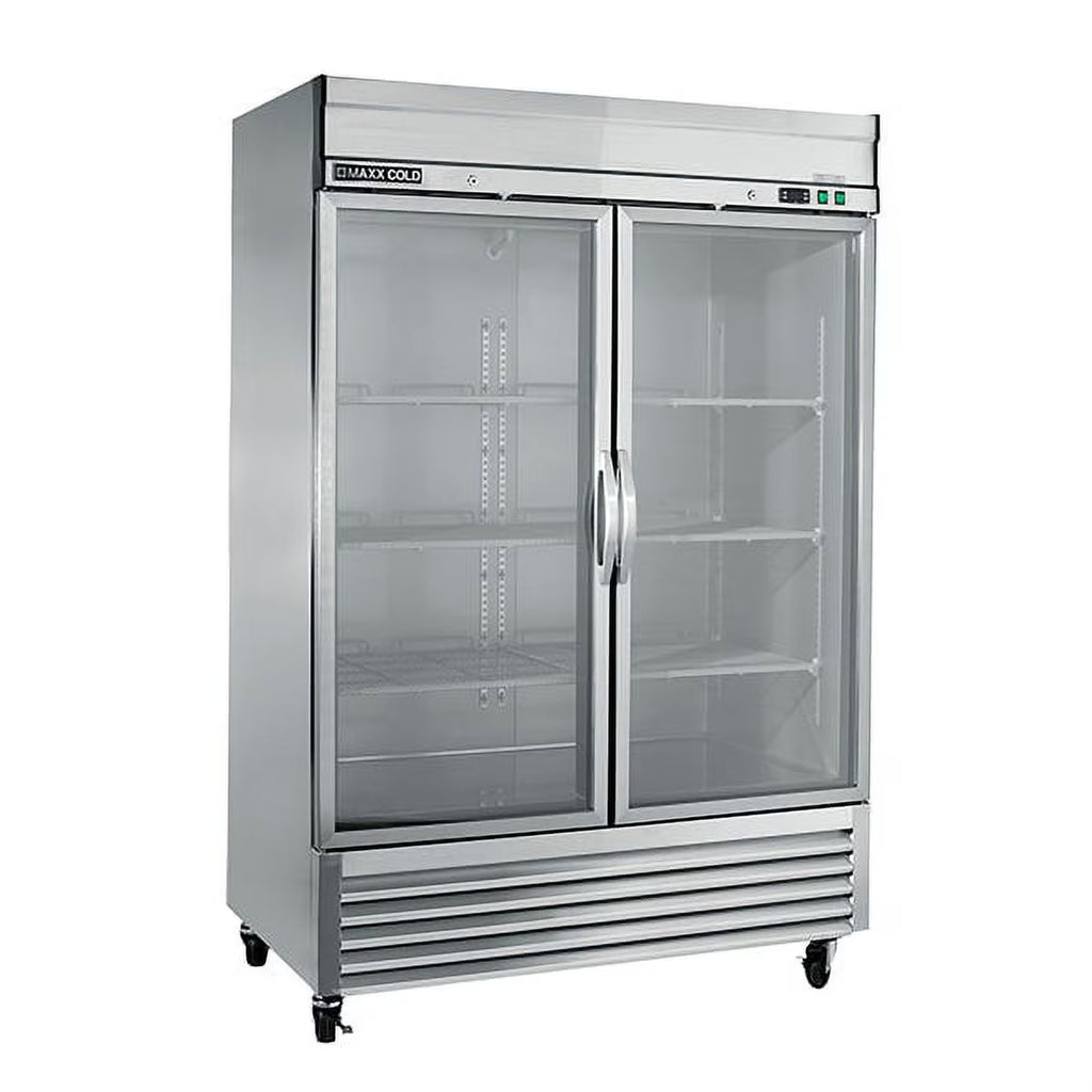 Double Door Glass Reach-In Refrigerator G972