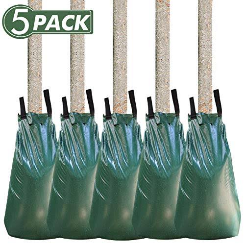 Tree Watering Bag 20 Gallon with Heavy Duty Zipper PVC Slow Release Drippers L8070