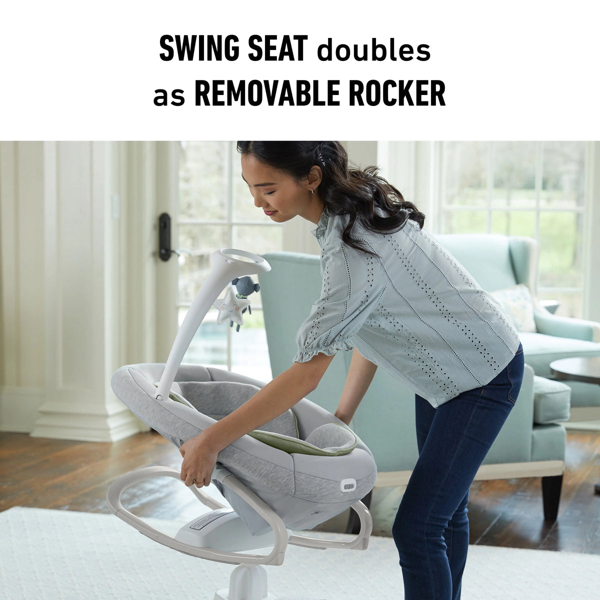 Swing with Removable Rocker M2131