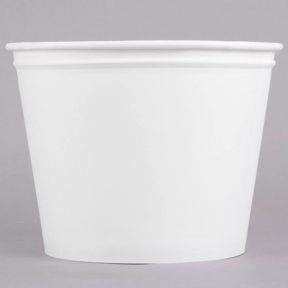 83 oz White Paper Bucket (Case of 100) X207