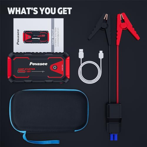 3000A Peak 12V Jump Starter with Power Bank L663659
