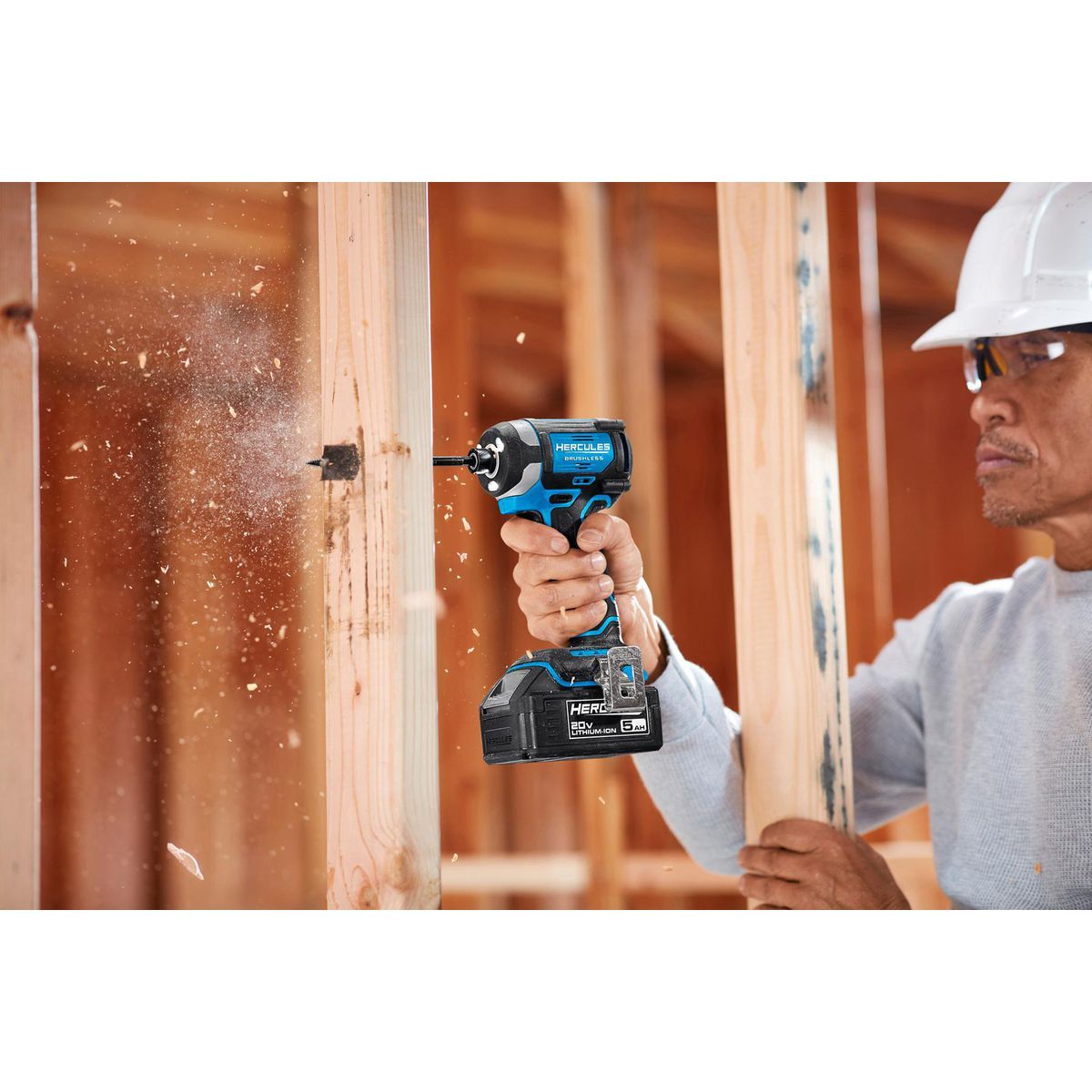 20V Brushless Cordless Hammer Drill and Impact Driver 2-Tool Combo Kit with 5 Ah Batteries and Charger G877