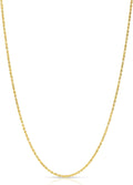 10k Yellow Gold 2mm Diamond Cut Rope Chain Necklace V44866