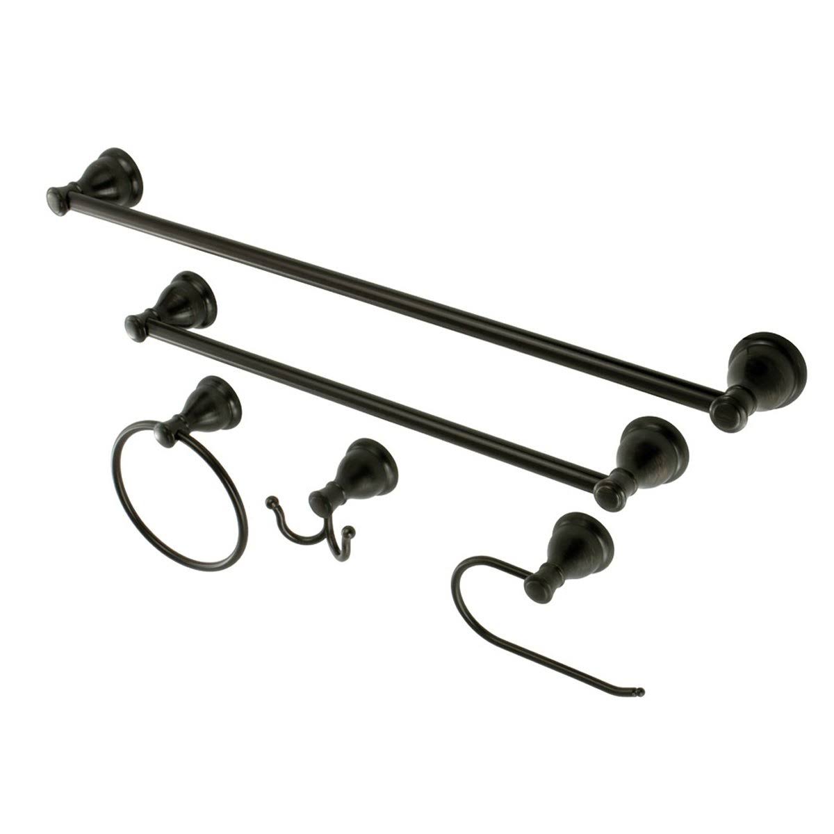 Satin Nickel Bathroom 5-Piece Accessory Set G857