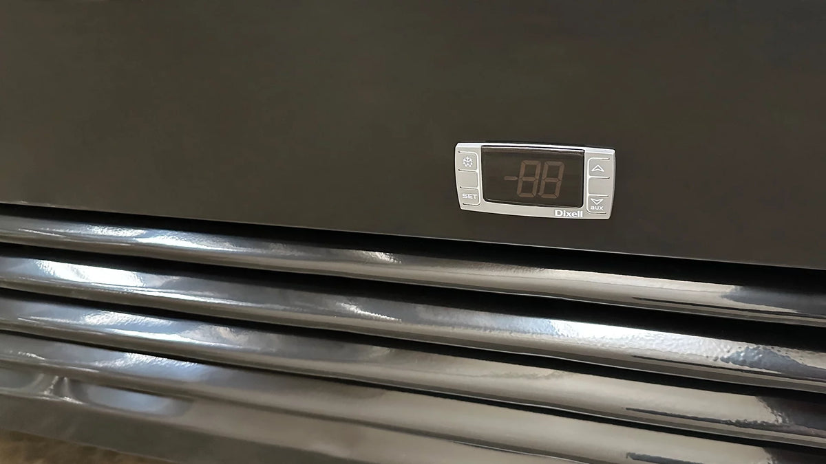 47 in. Two Glass Door Upright Merchandiser Refrigerator 34.4 Cu. Ft. J9122