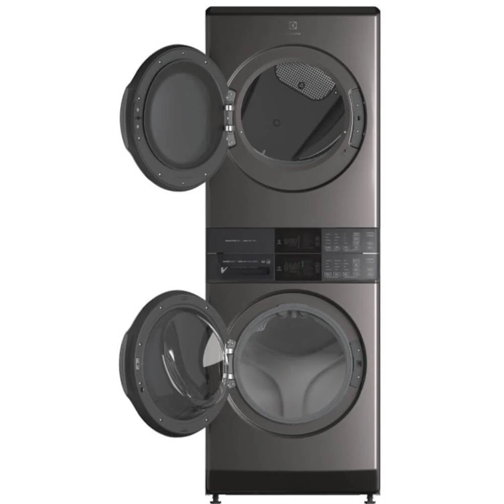 4.5 Cu. Ft. Washer 8 Cu. Ft. Dryer Electric Stacked Laundry Center E9075
