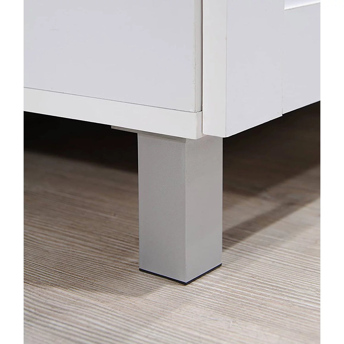 White Kitchen China Cabinet with Transparent Doors R3502