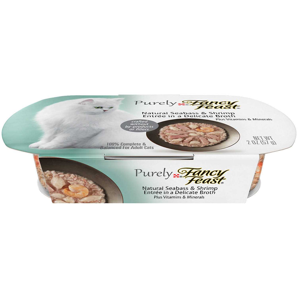 Natural Seabass & Shrimp in Broth Cat Food V68626