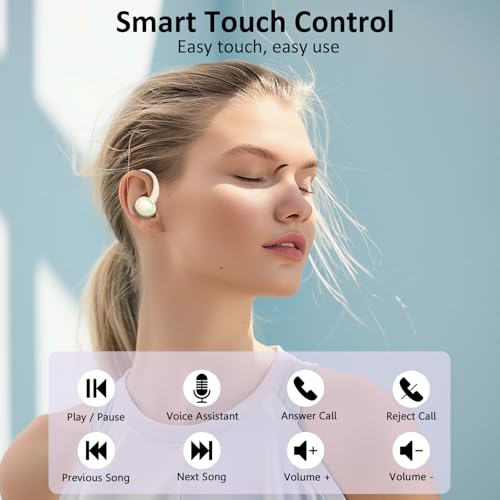 Wireless Bluetooth 5.4 Earbuds with ENC Noise Cancelling Mic, IP7 Waterproof X592