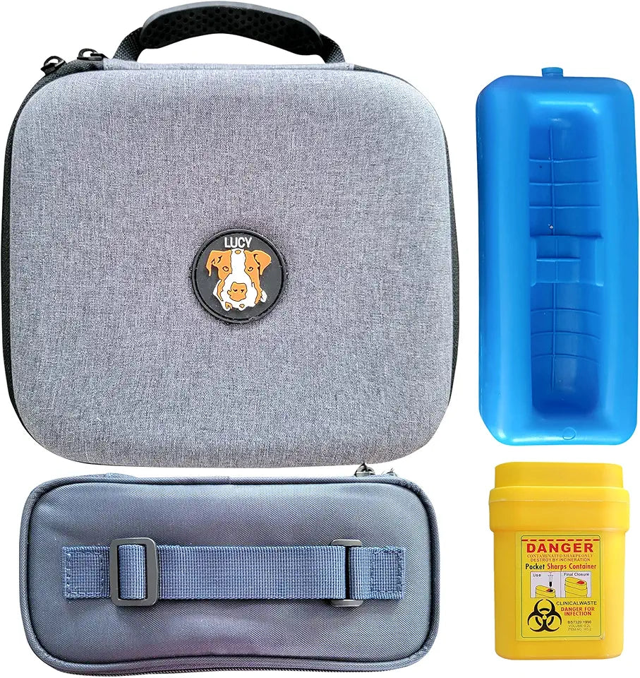 Insulin Cooler Travel Case with Sharps Container E757