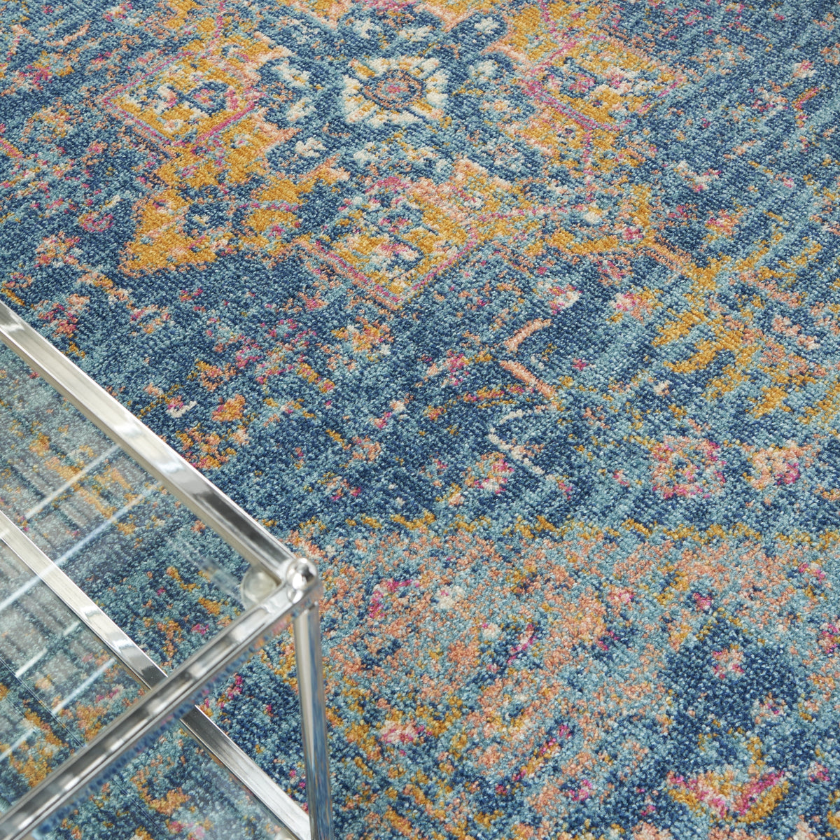 Navy Blue 4' x 6' Area Rug M338