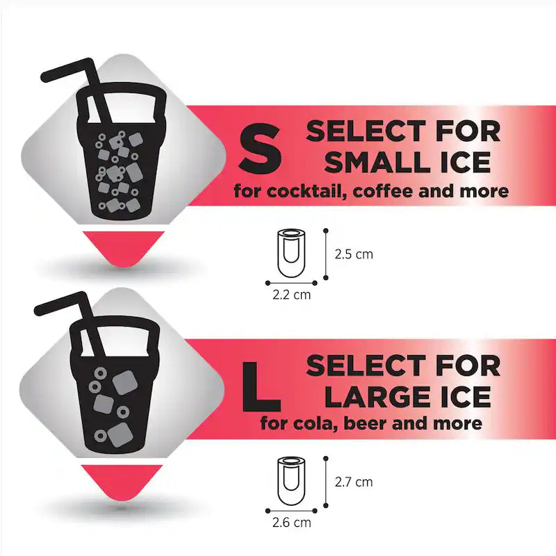 Black Freestanding Ice Maker N5468