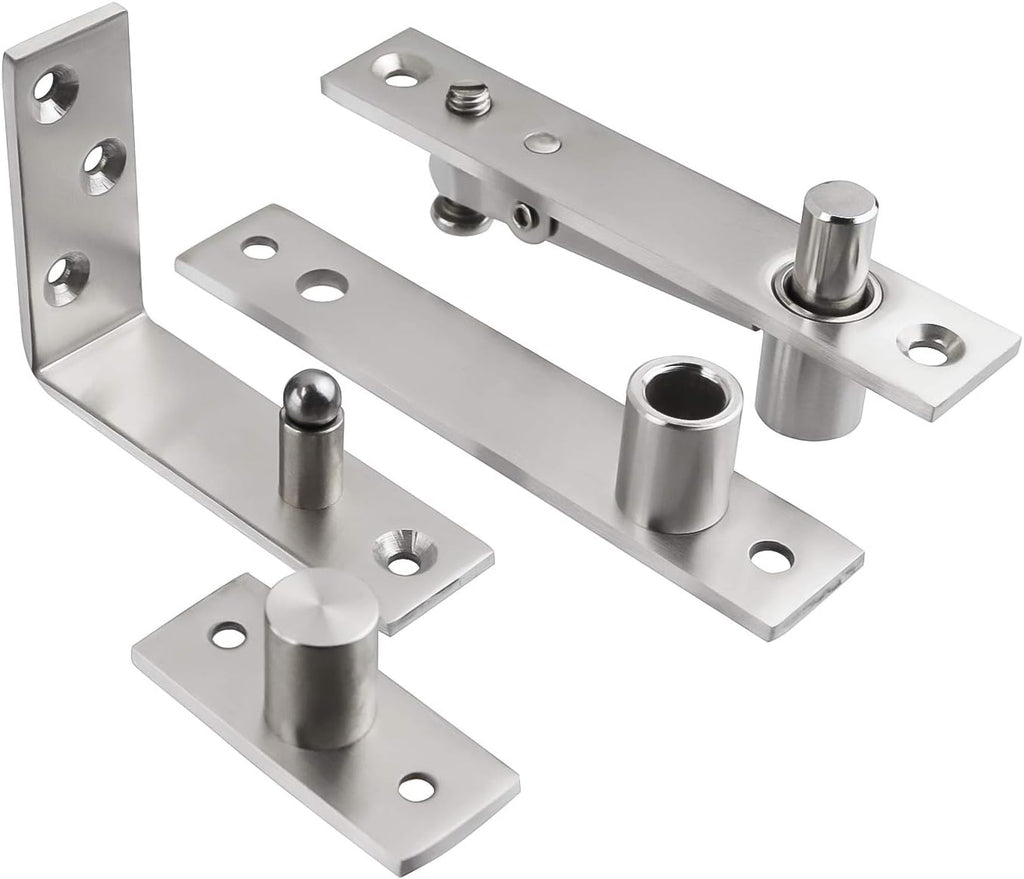 360 Degree Rotating Stainless Steel Pivot Hinge, 20.5cm Long, Pack of 2 F56779