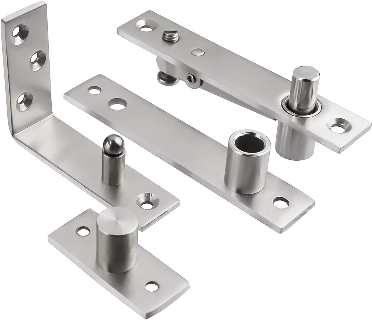 360 Degree Rotating Stainless Steel Pivot Hinge, 20.5cm Long, Pack of 2 F56779