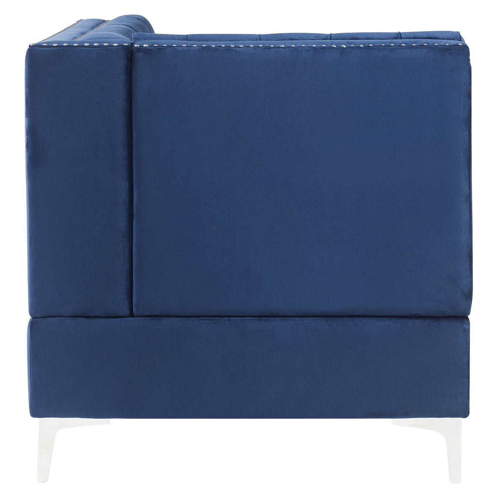 Blue Modular Wedge Upholstery D194