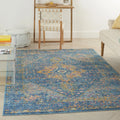 Navy Blue 4' x 6' Area Rug M338