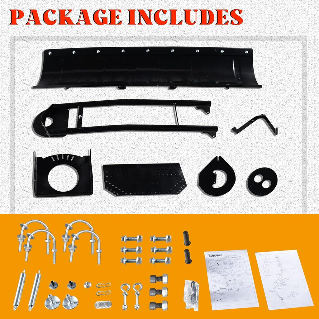 Universal Steel Snow Plow Kit for Pickup Trucks UTV ATV 50 Inch R732598