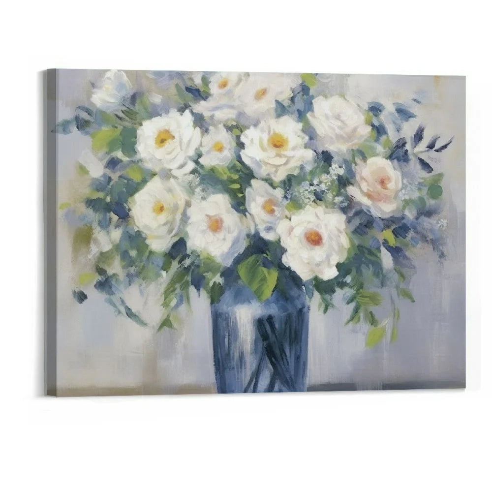 Flower Canvas Wall Art 20x16 In A2258