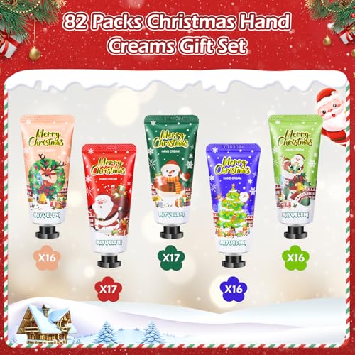 82 Pcs Christmas Hand Cream Gift Set U53105