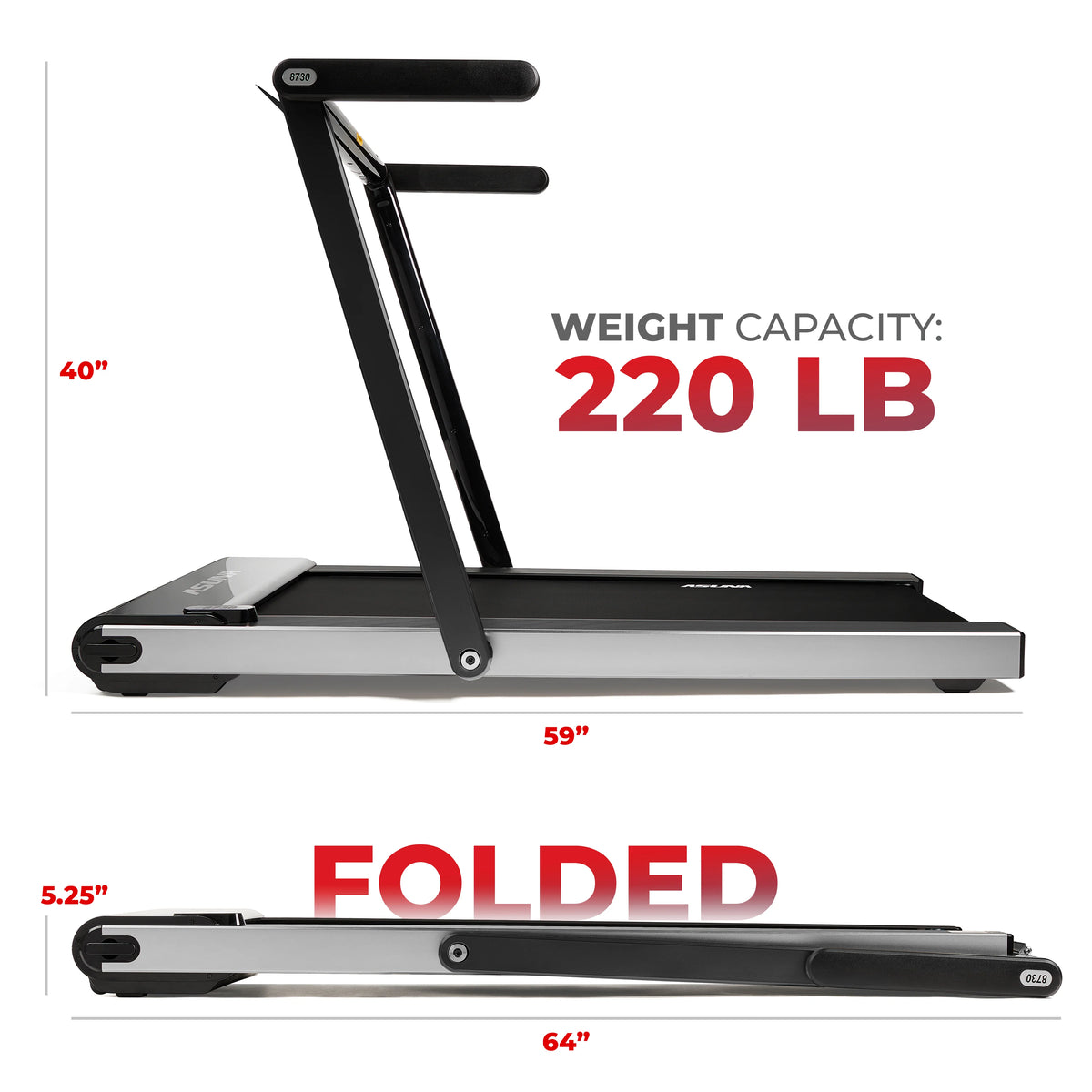 Motorized Slim Folding Treadmill H42021