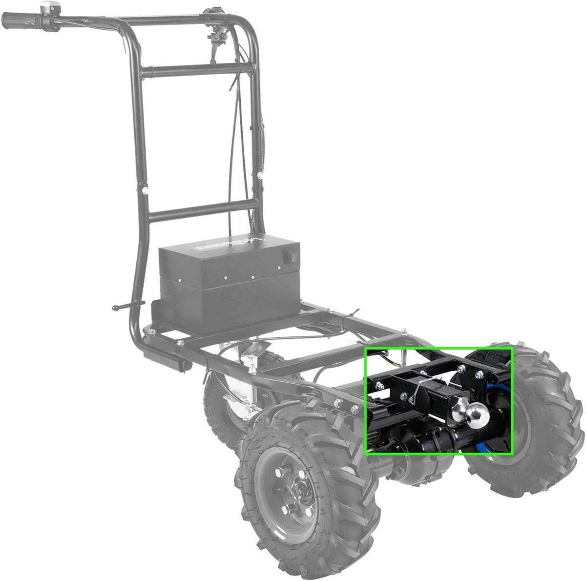 2" Inch Trailer Ball Mount Tow Hitch Heavy Duty Steel Chrome Drop-in Safety D-Pin Max Weight Capacity 5,000LBS P4921