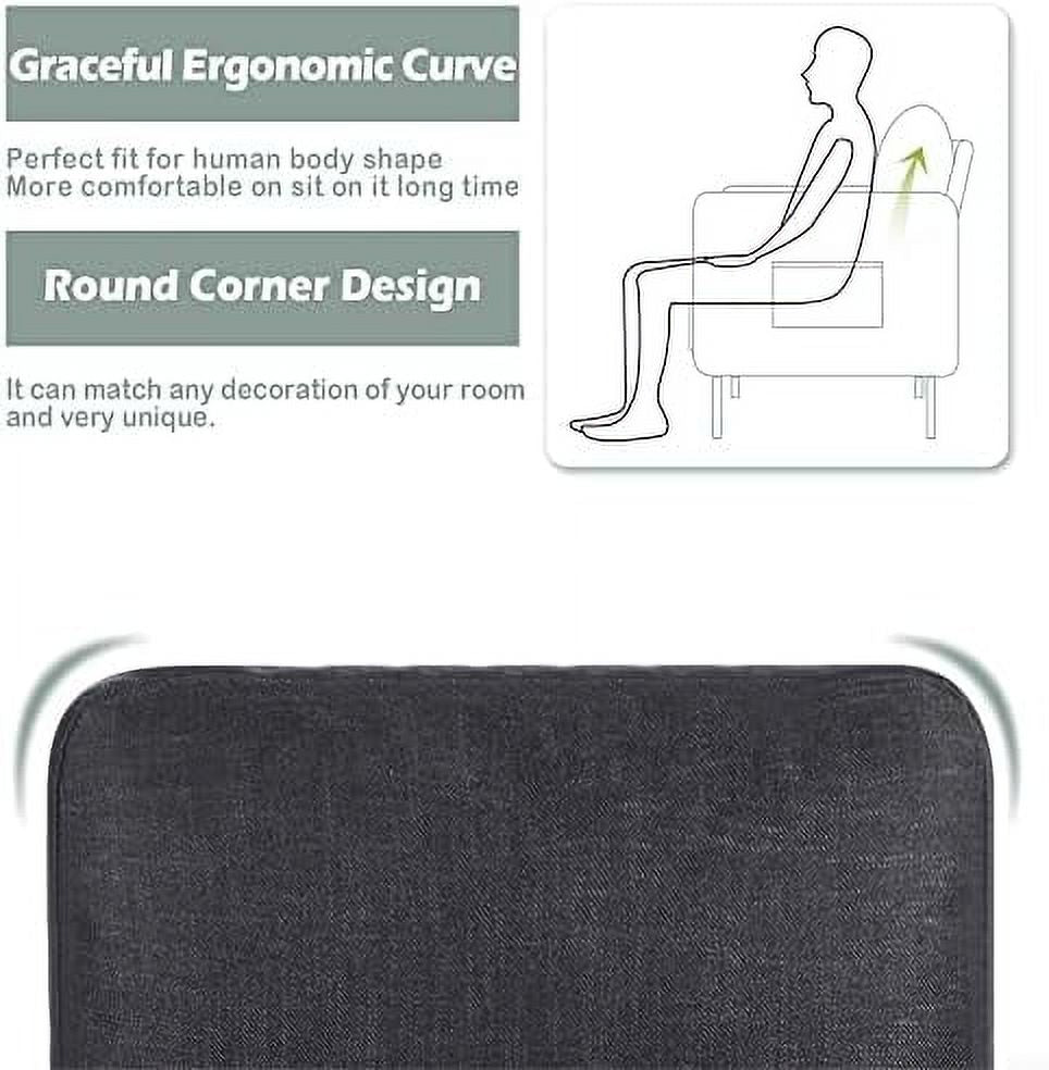 72" W Fabric 3 Seater Couch with 2 USB I710926