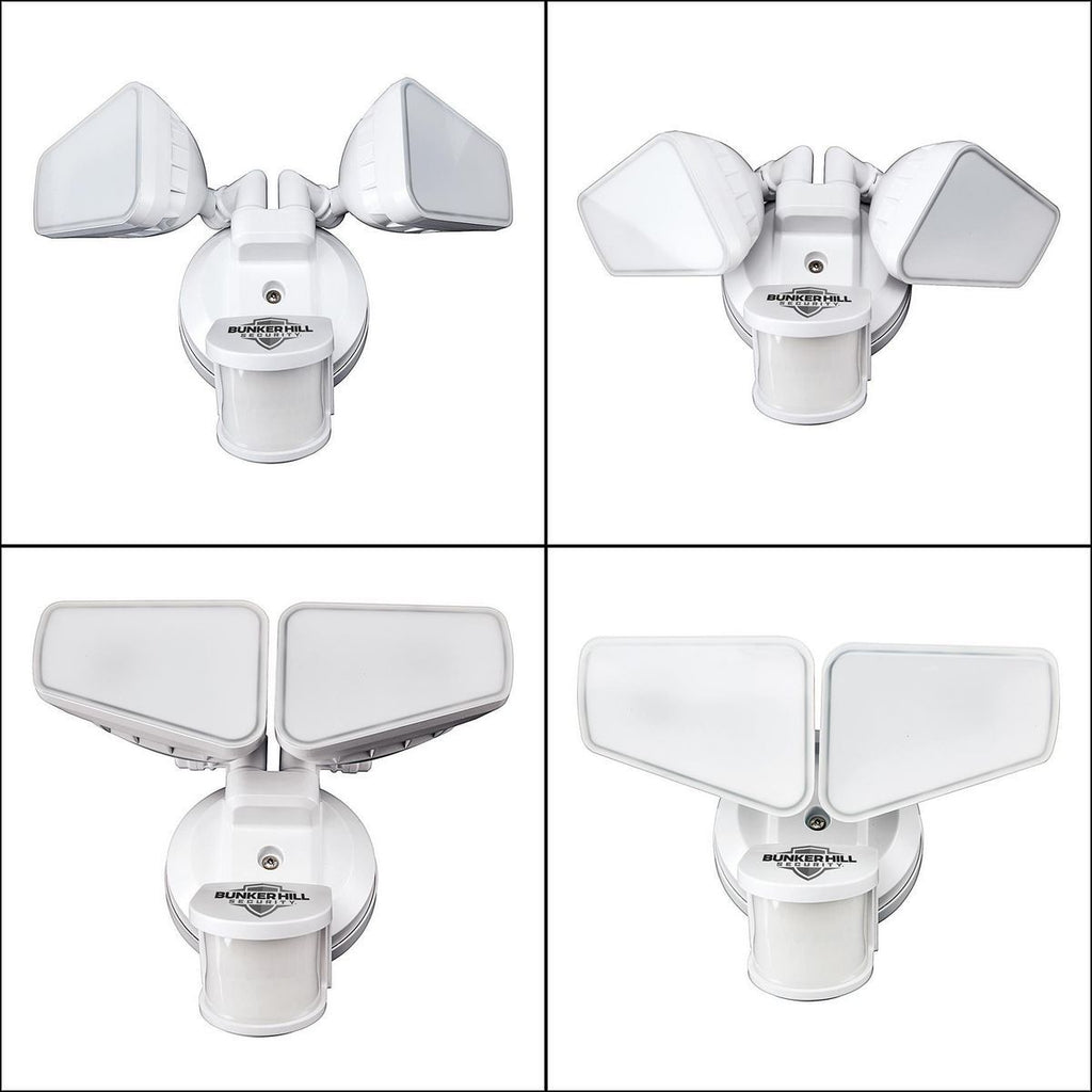 2150 Lumen Dual Head Hardwired LED Security Light L1698