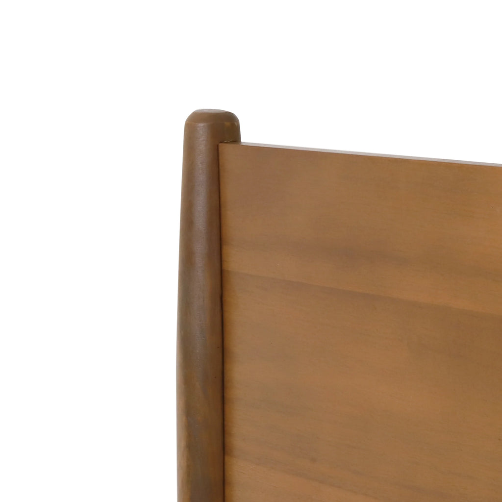 Mid Century Wood Bed V402