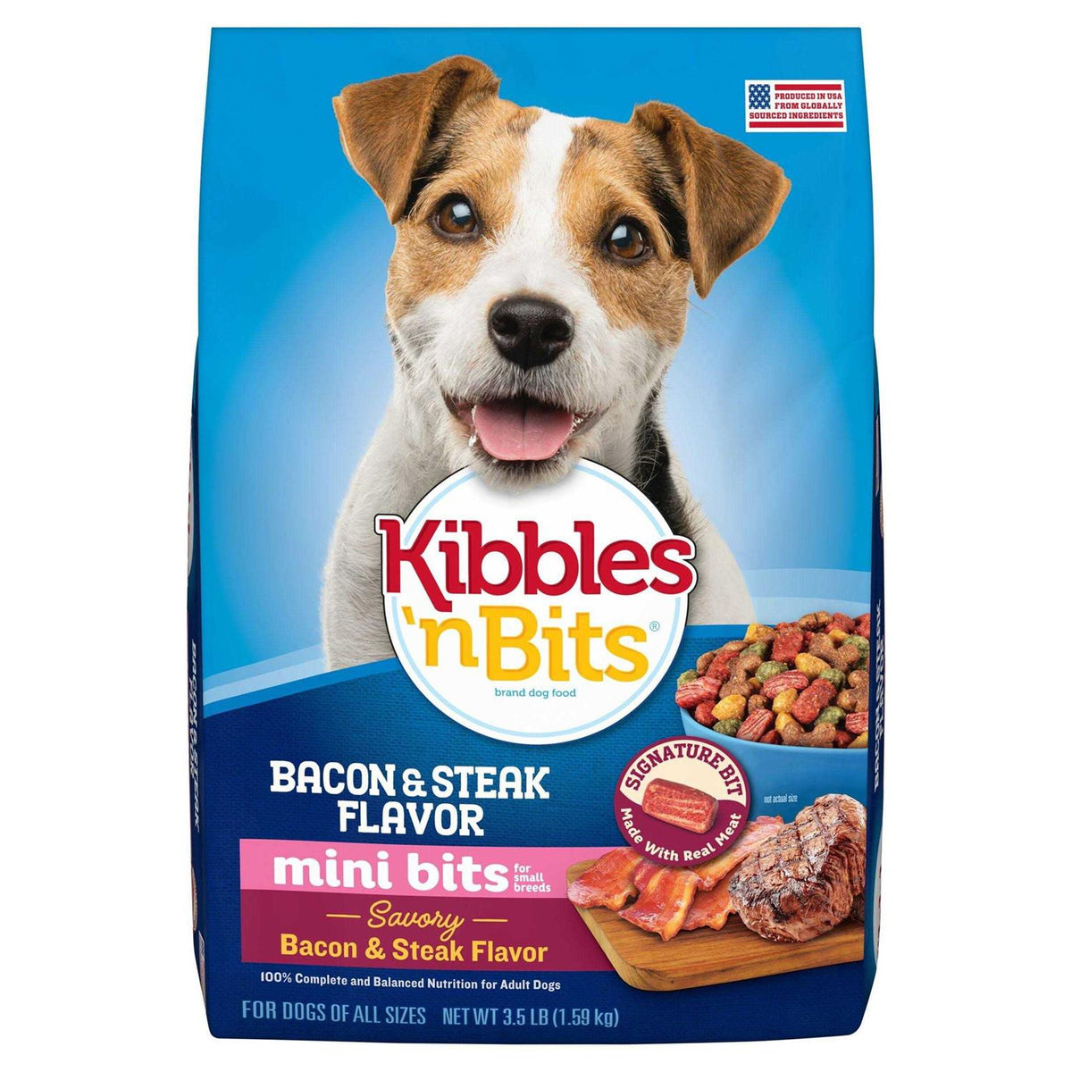 Bacon & Steak Flavor Dry Small Breed Dog Food N4248