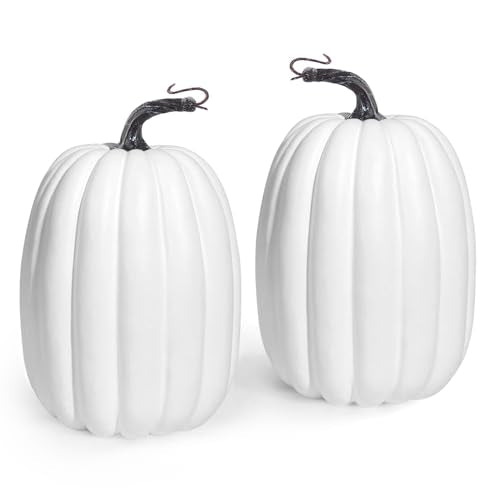 8 Inch 2PCS Orange Artificial Pumpkins X251