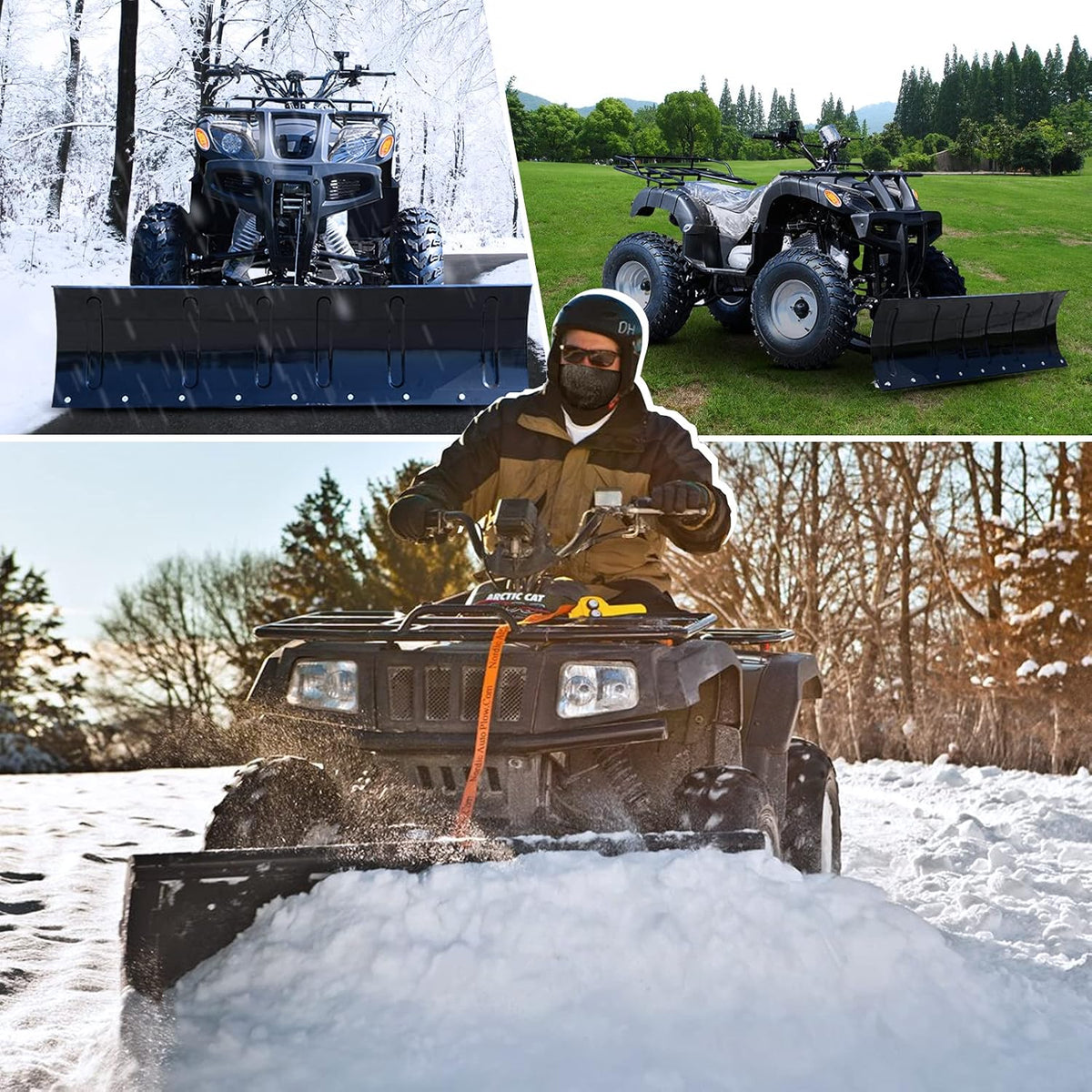 Universal Steel Snow Plow Kit for Pickup Trucks UTV ATV 50 Inch R732598