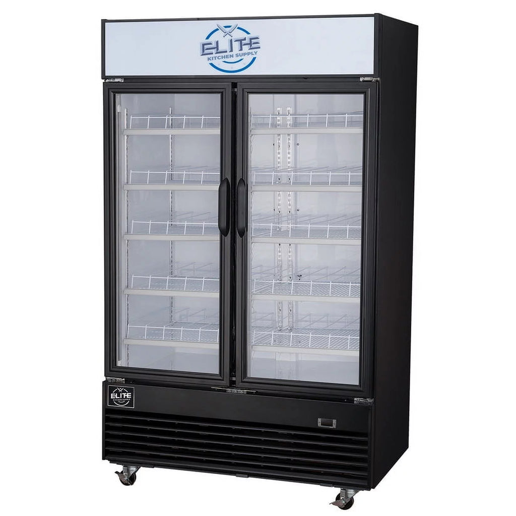 47 in. Two Glass Door Upright Merchandiser Refrigerator 34.4 Cu. Ft. J9122